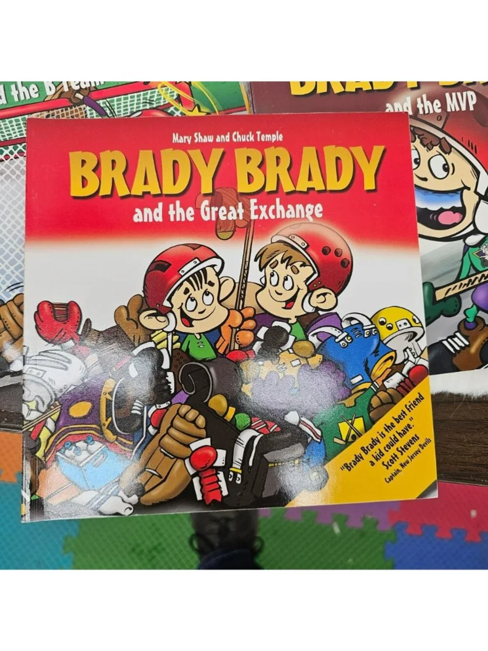 Brady Brady Illustrated Childrens Hockey Book Set By Mary Shaw - Lot Of 7 Titles